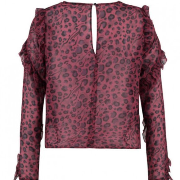 CATWALK JUNKIE WILD BERRY BLOUSE - Picture 8 of 16